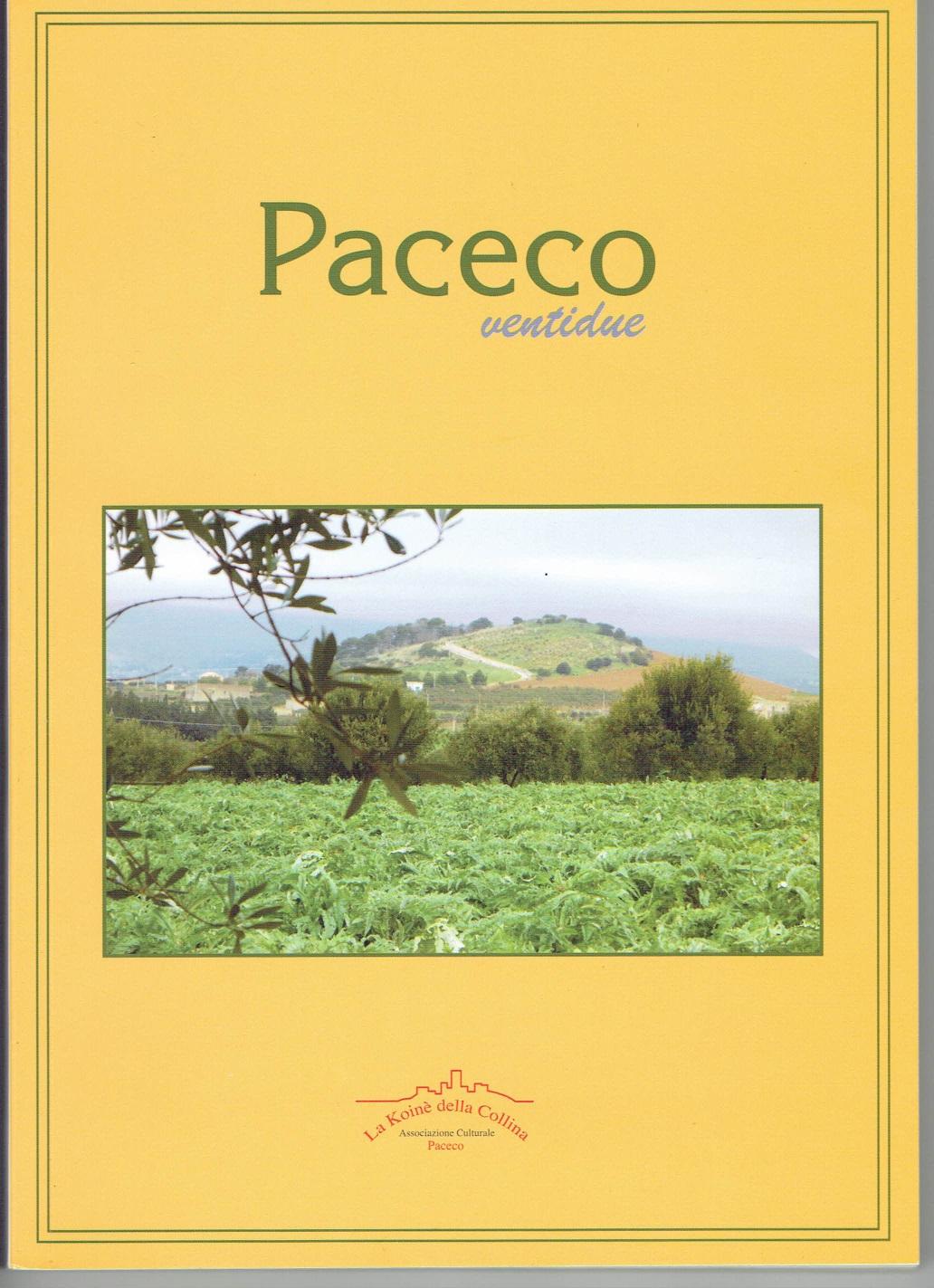Paceco 22, copertina